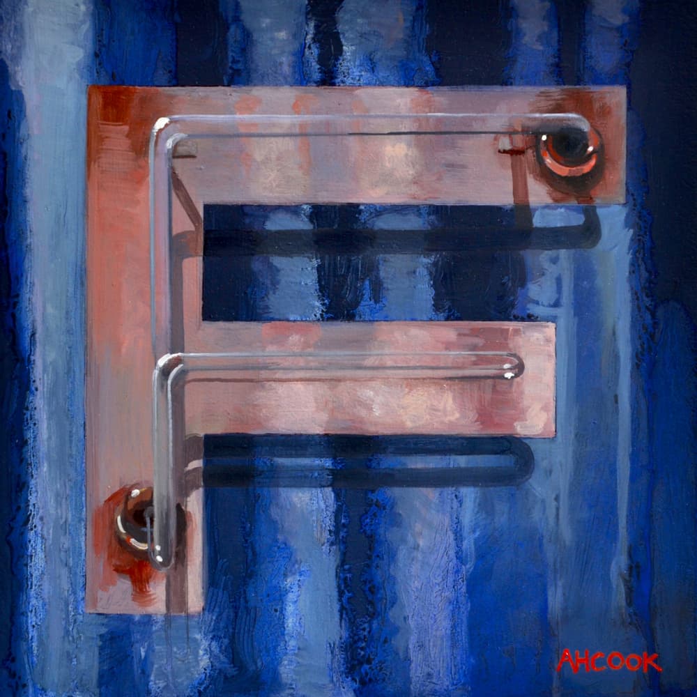 Industrial Letter F by Amanda Hope Cook — canvas wall art