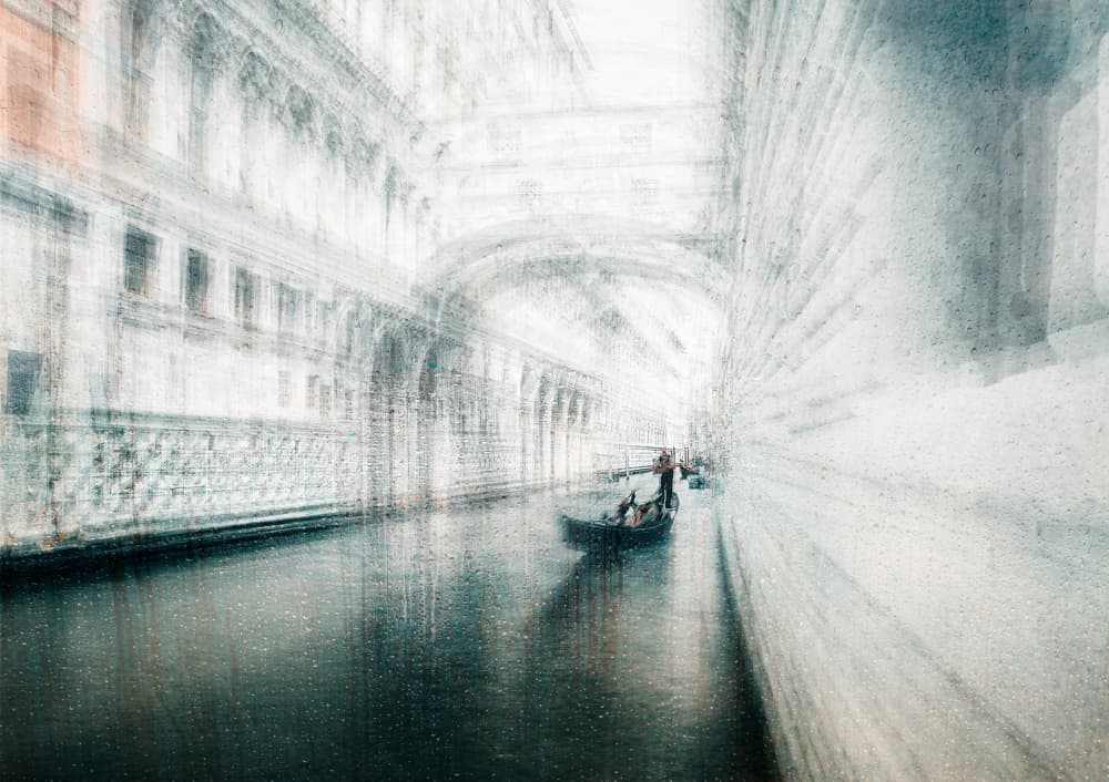 Dreamy Venice Gondola by Carmine Chiriacò — canvas wall art