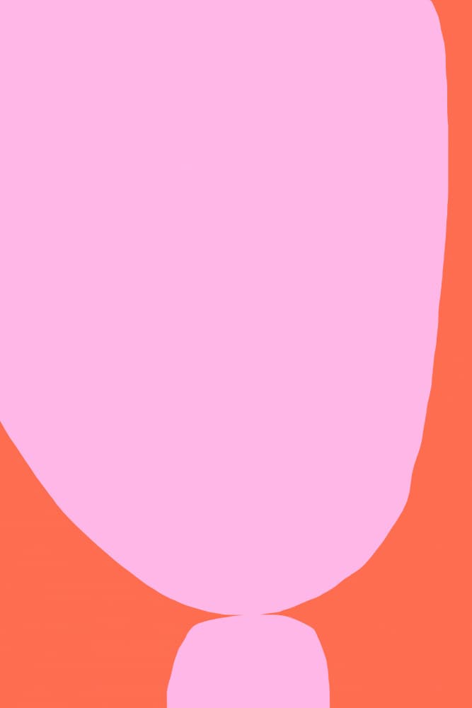 Coral Pink Balance by Treechild — canvas wall art