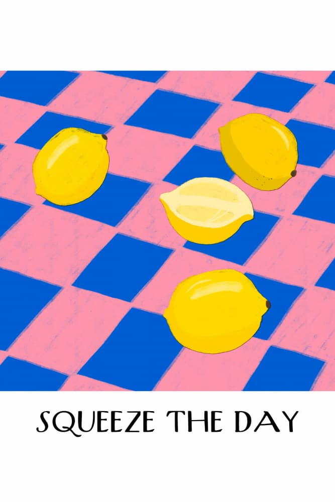 Squeezetheday by Treechild — canvas wall art