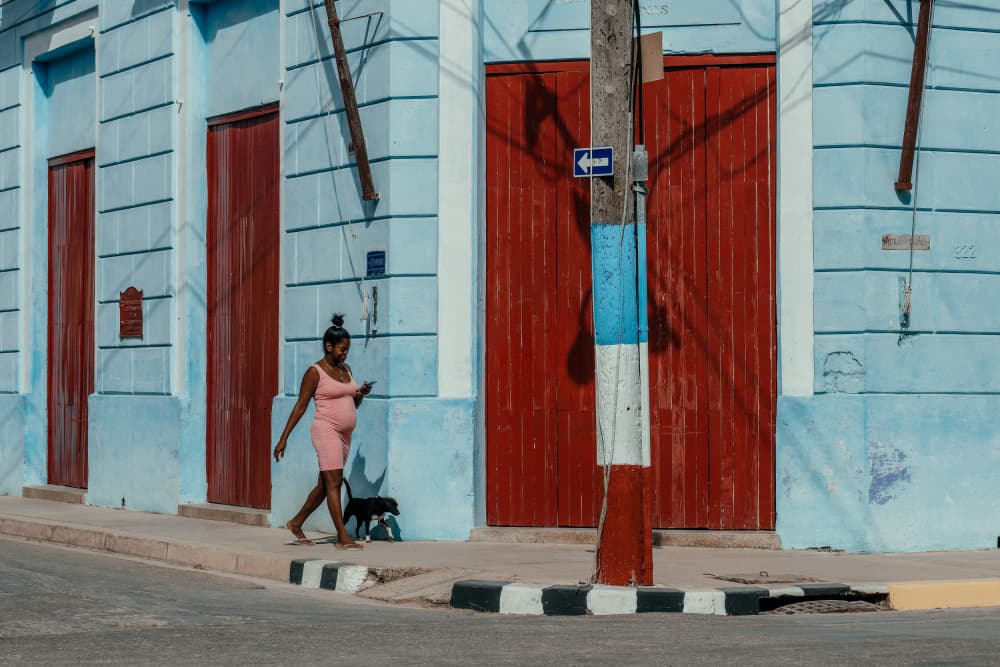 Colorful Corner Life by Andy Bauer — canvas wall art