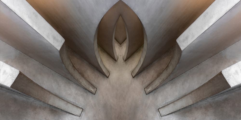 Abstract Architectural Symmetry by Gilbert Claes — canvas wall art