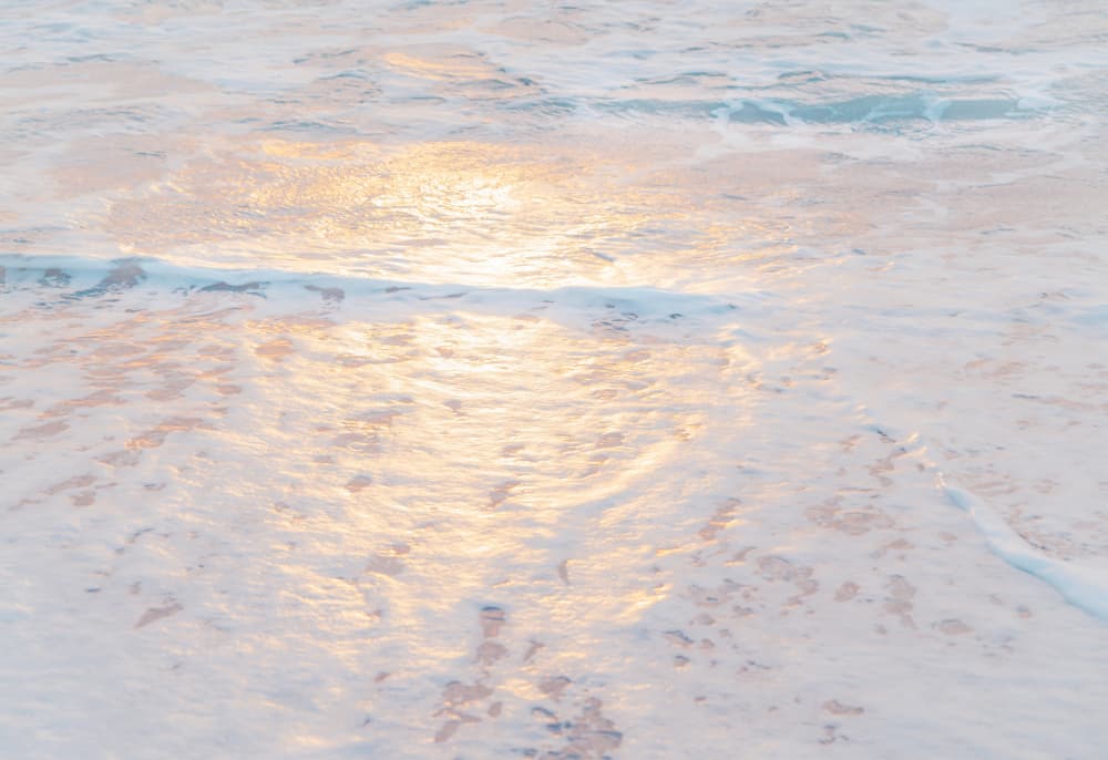 Golden Ice Reflection by Courtney Crane — canvas wall art