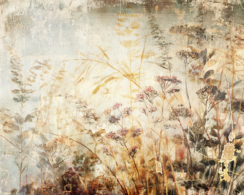 Dreamy Wildflower Field by Rafal Kulik — canvas wall art