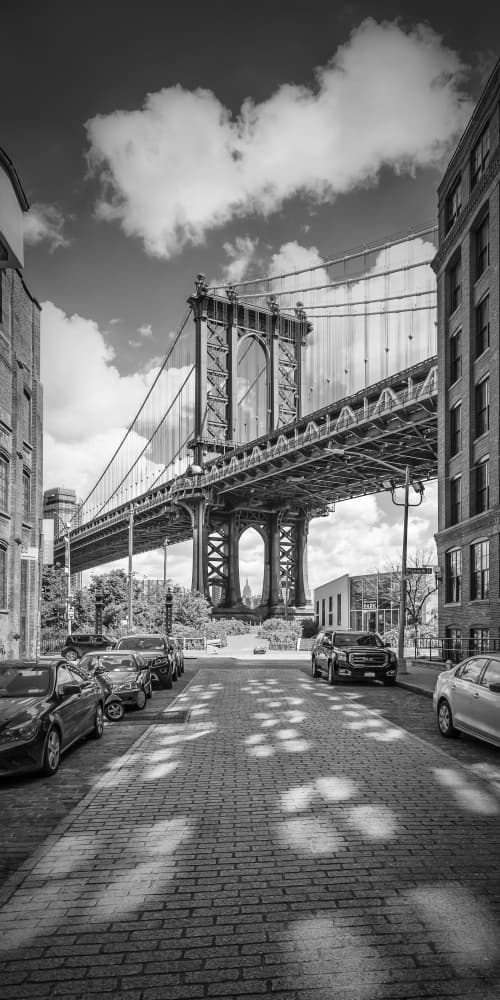 Manhattan Bridge Dumbo by Melanie Viola — canvas wall art