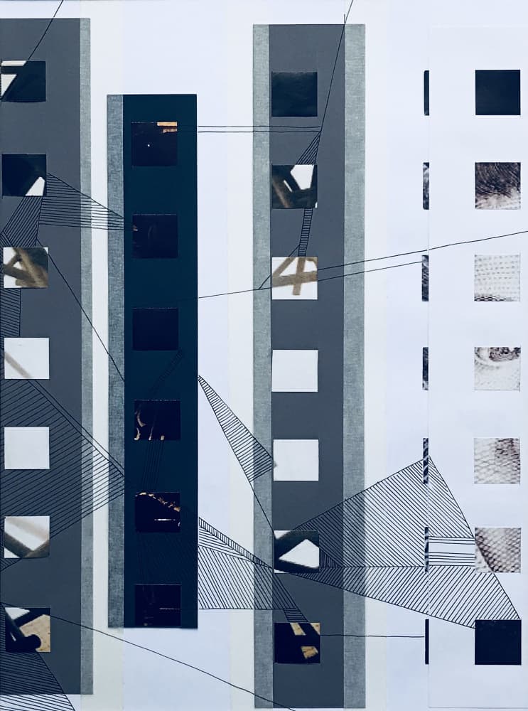 Abstract Urban Geometry by kellymariesmith — canvas wall art