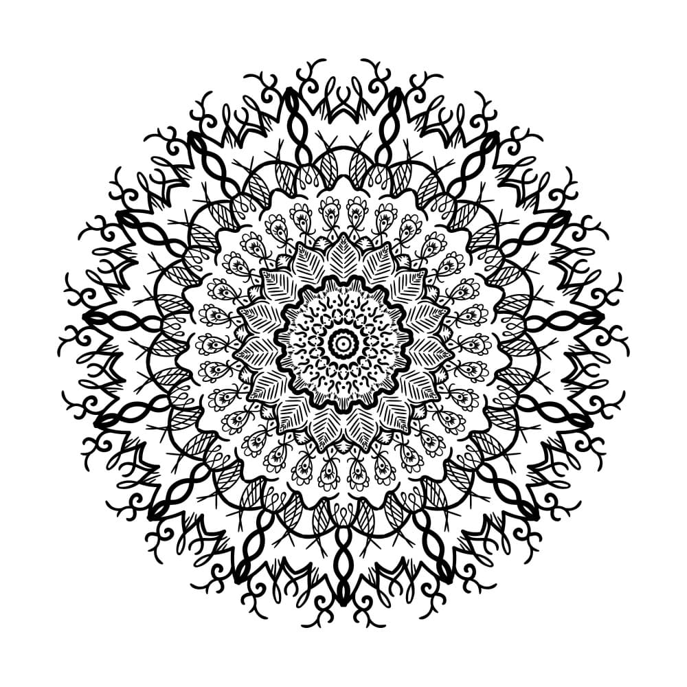 Intricate Mandala Design by Marika Barsrsind β canvas wall art