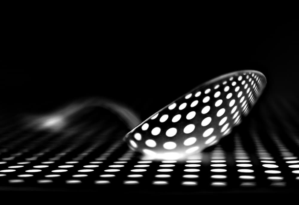Perforated Light Pattern by Nermin Smajić — canvas wall art