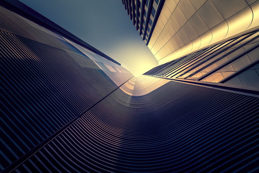 Modern Architectural Curves by Marc Huybrighs — canvas wall art
