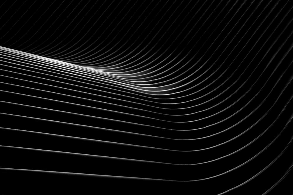 Elegant Abstract Curves by Ibrahim Nabeel — canvas wall art