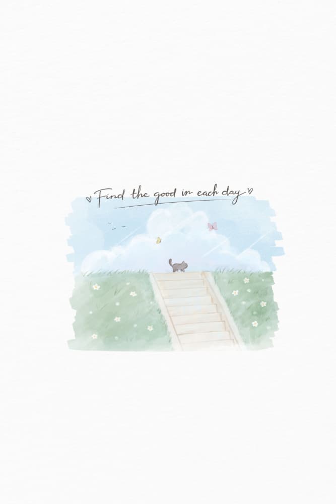 Whimsical Cat Cloud Climb by Xuan Thai — canvas wall art