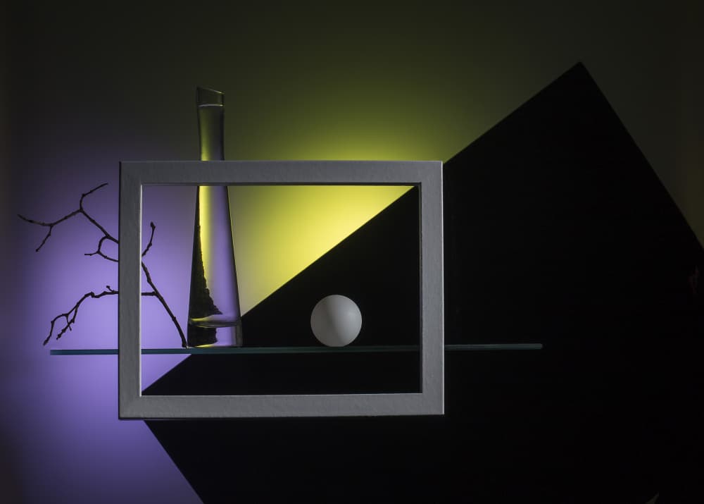 Modern Geometric Still Life by Evgeniy Popov — canvas wall art