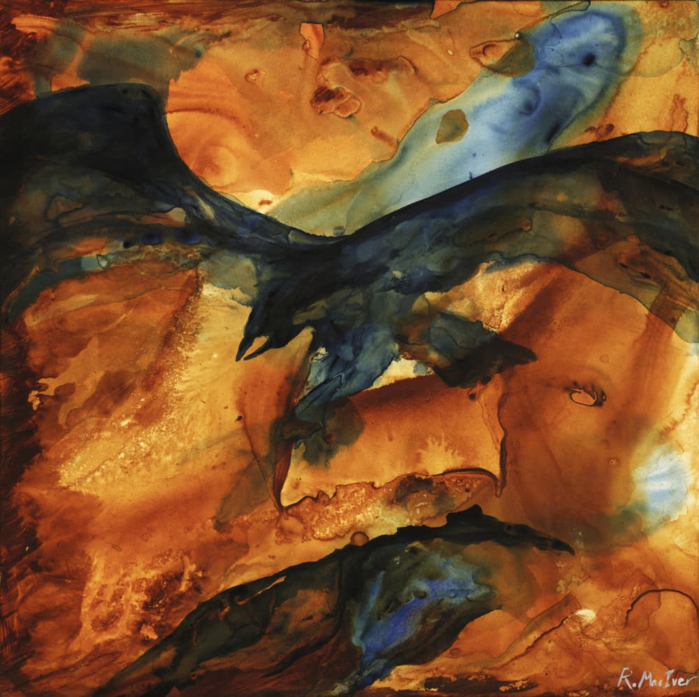 Dynamic Fluid Abstract by RodMacIver — canvas wall art