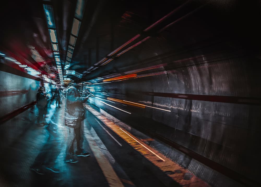 Urban Motion Blur by Carmine Chiriacò — canvas wall art