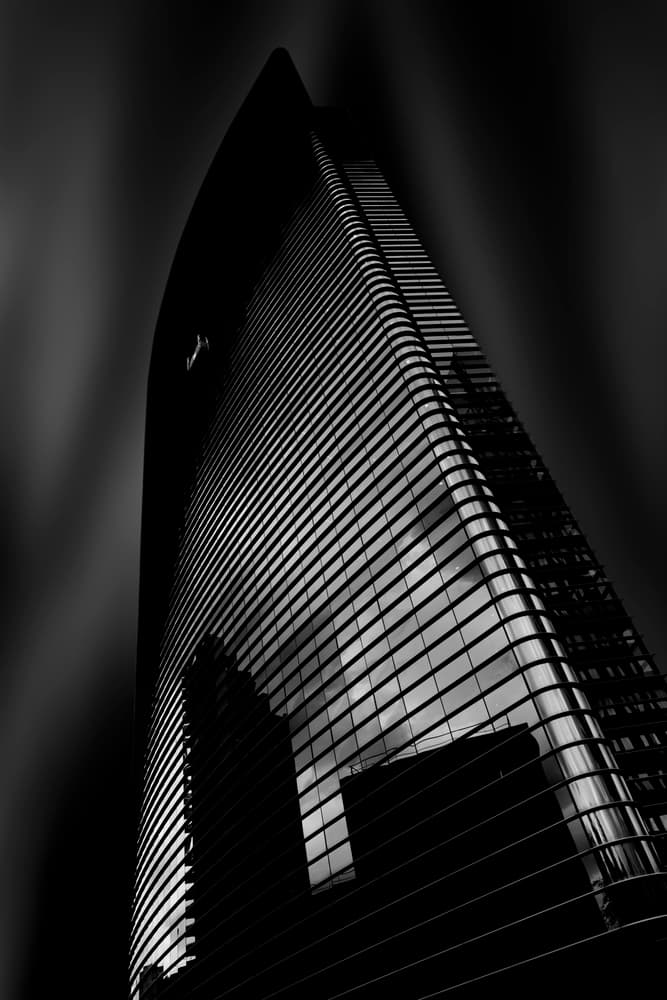 Modern Skyscraper Upward by Greetje van Son — canvas wall art