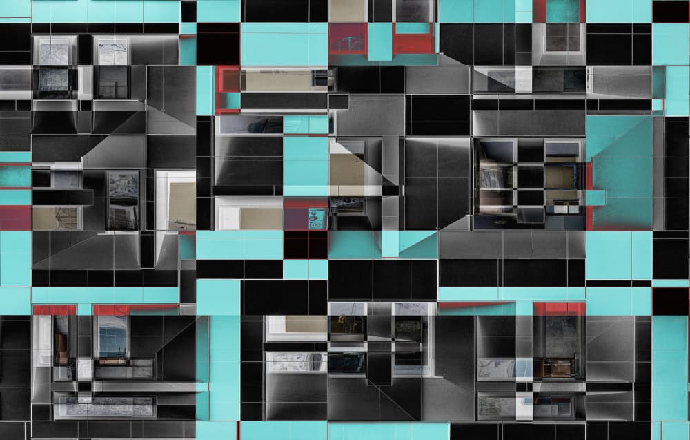 Modern Urban Geometry by Jois Domont ( J.L.G.) — canvas wall art