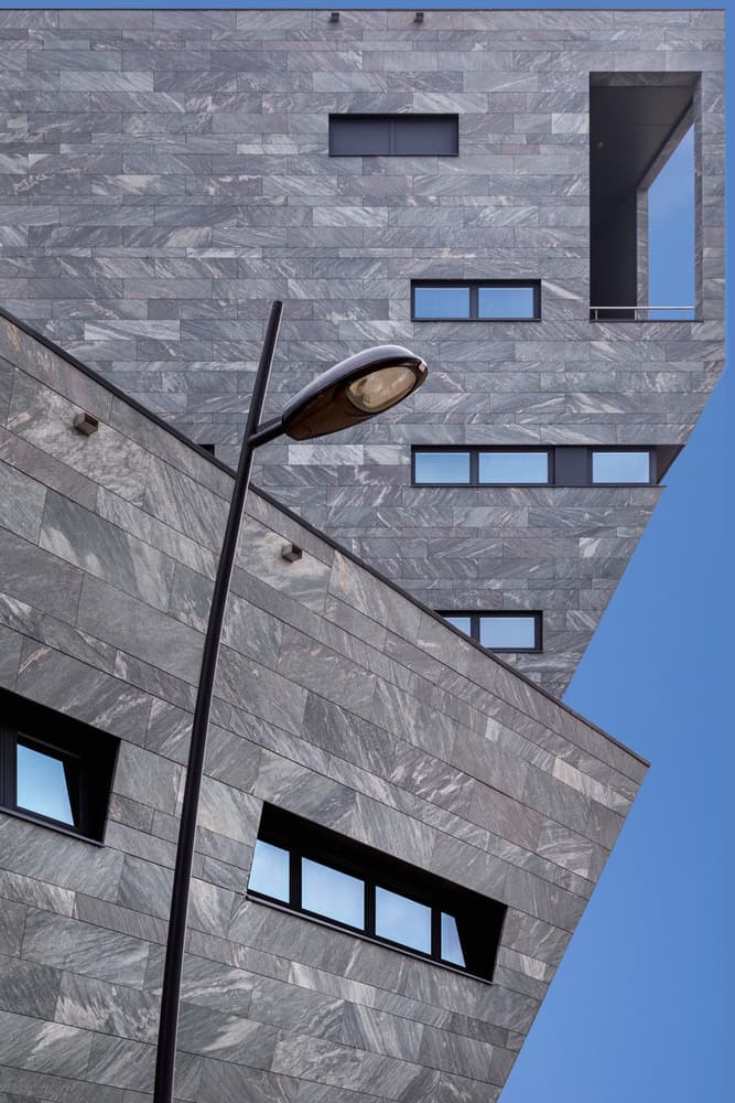 Sleek Building Geometry by Theo Luycx — canvas wall art