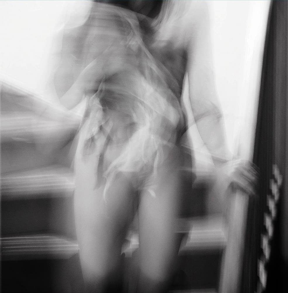 Ethereal Blurred Figure by Bogdan Bouşcă — canvas wall art