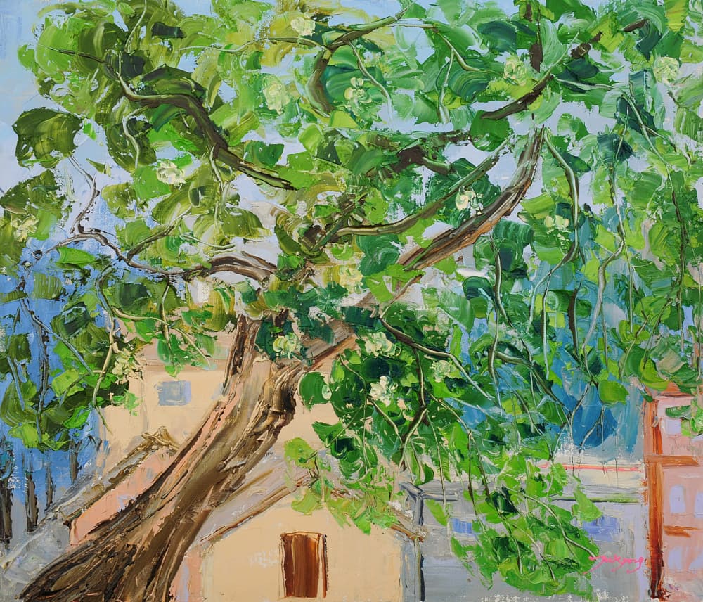 Lush Green Tree by Jukyong Park — canvas wall art