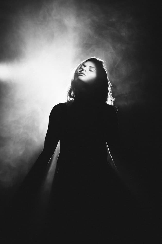 Ethereal Woman Glow by Artem Vasilenko — canvas wall art