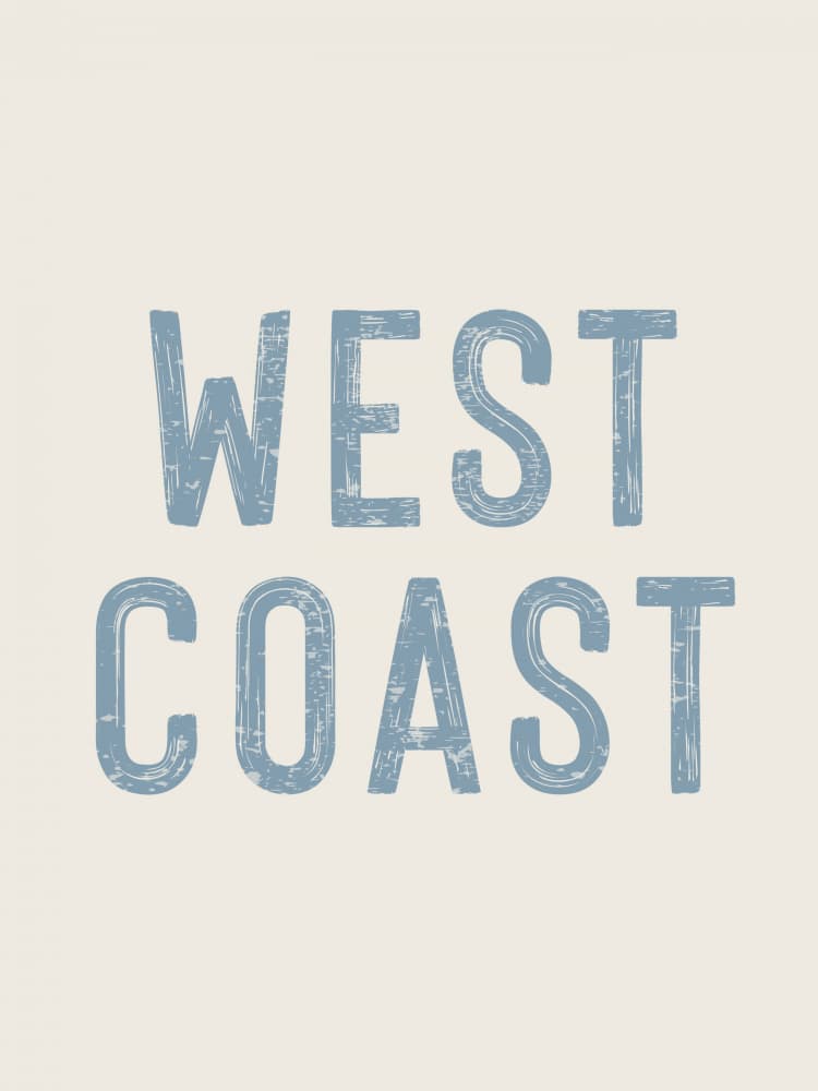 West Coast Vibes by Jolly and Dash — canvas wall art