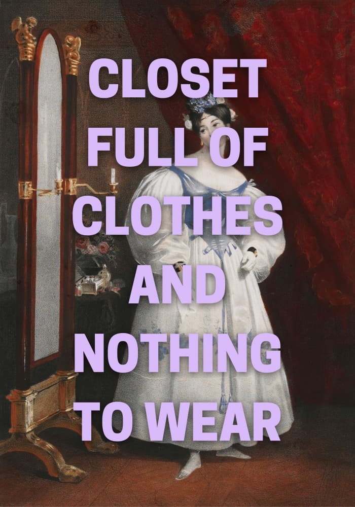Fashion Dilemma Quote by Athene Fritsch — canvas wall art