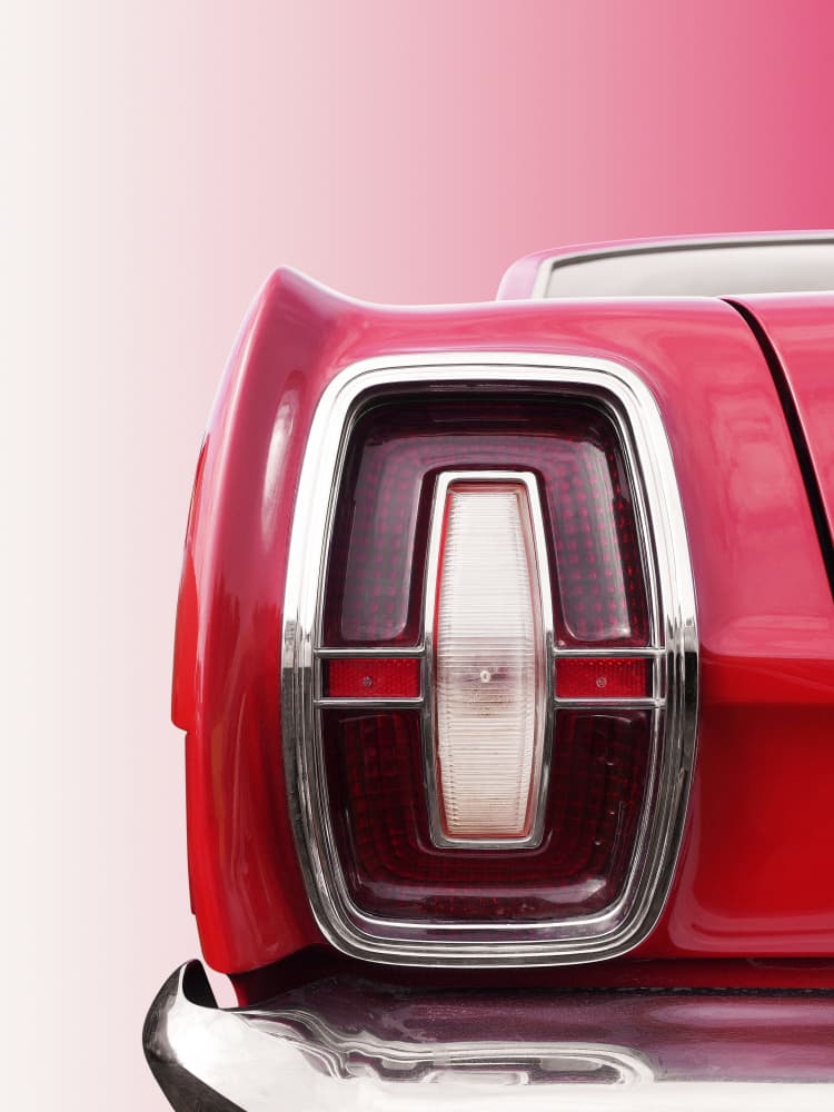 Classic Red Taillight by Beate Gube — canvas wall art