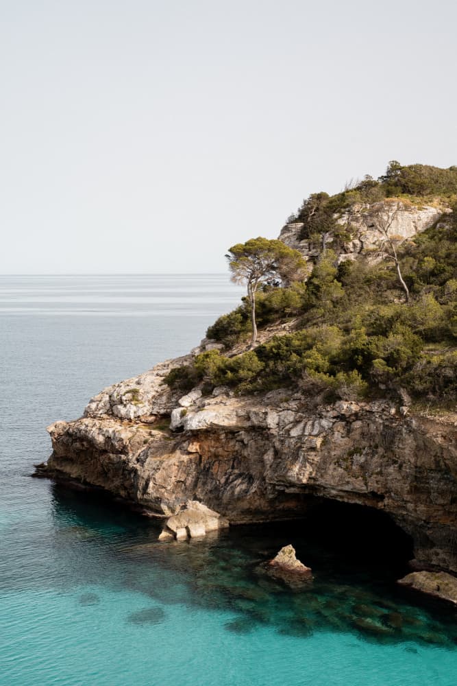 Clear Ocean Grotto by Henrike Schenk — canvas wall art