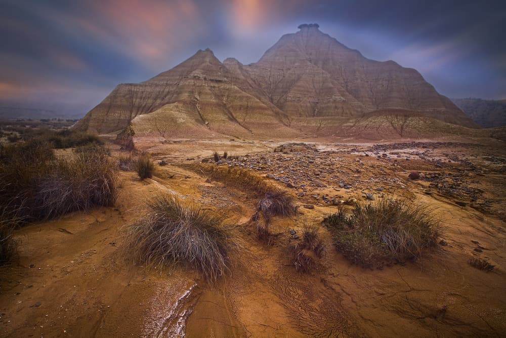 Eroded Desert Mountains by Juan Antonio Palacios — canvas wall art