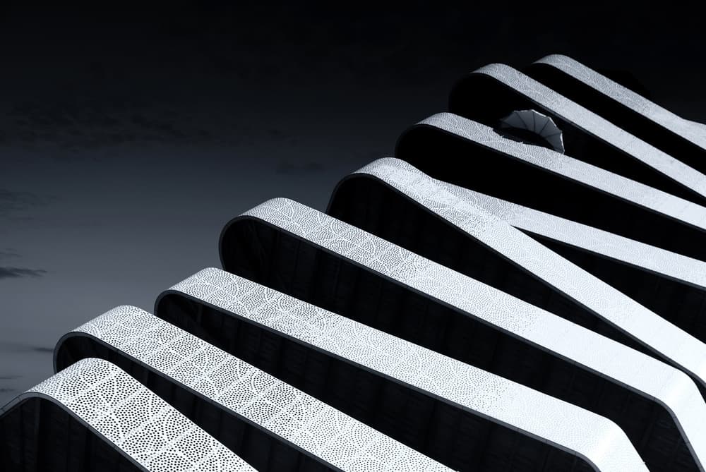 Architectural Ribbon Patterns by Jeroen van de Wiel — canvas wall art
