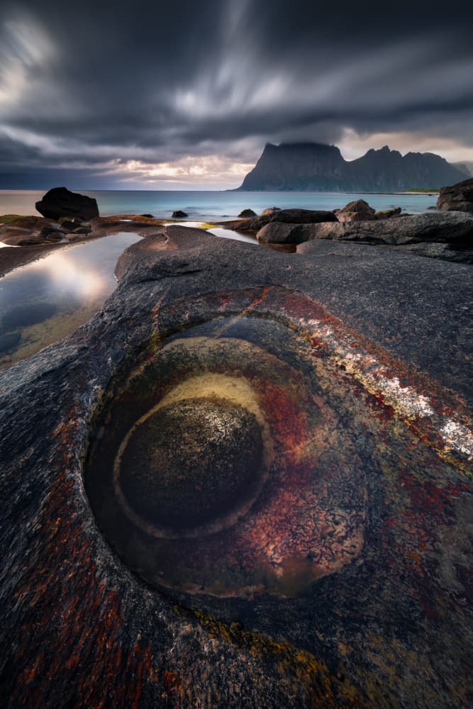 Mysterious Coastal Eye by Karol Nienartowicz — canvas wall art