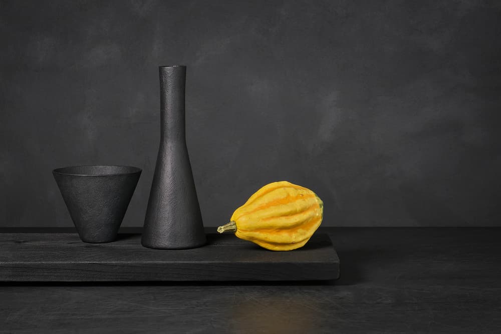 Elegant Black and Yellow by Christophe Verot — canvas wall art
