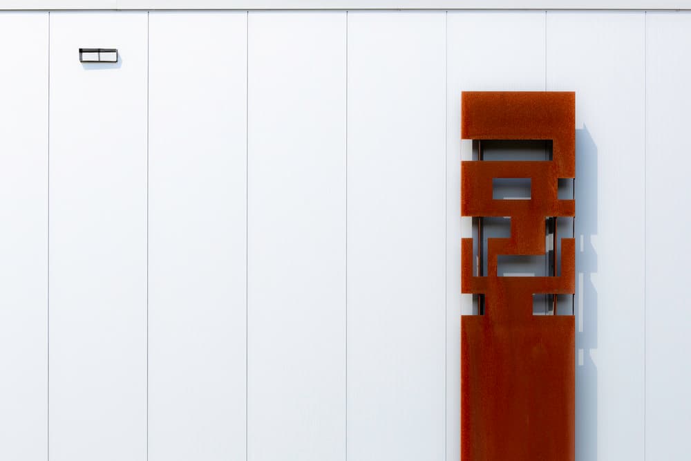 Modern Rust Geometry by Jan Niezen — canvas wall art