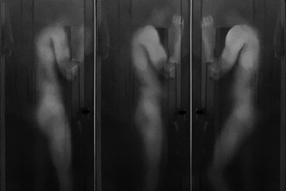 Body Language. In a Shower by Igor Shrayer — canvas wall art