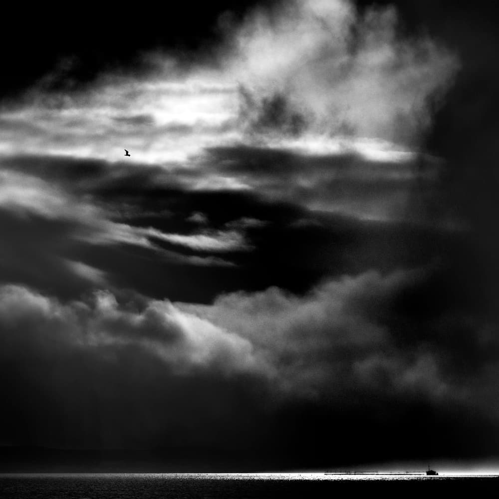 Stormy Ocean Sky by Mozart Chan — canvas wall art