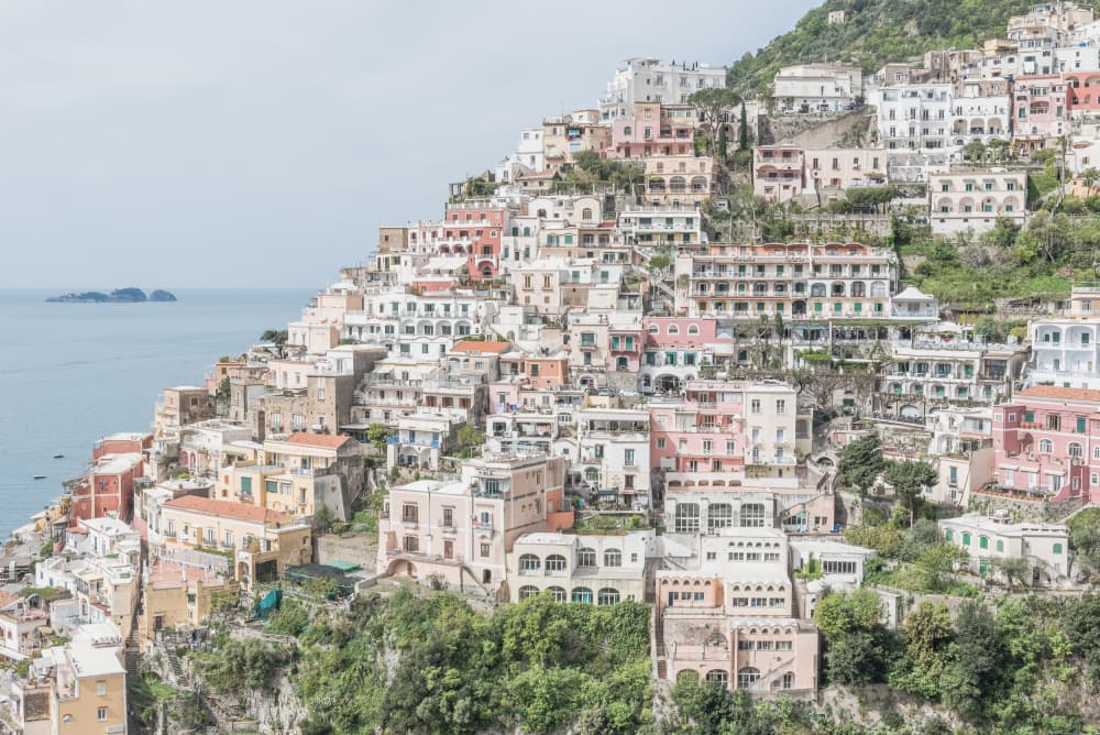 View On Positano, Amalfi Coast In Italy by Photolovers — canvas wall art