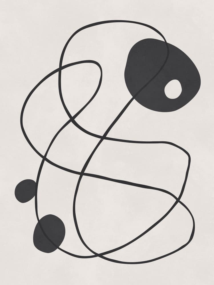 Modern Organic Forms by Vitor Costa — canvas wall art