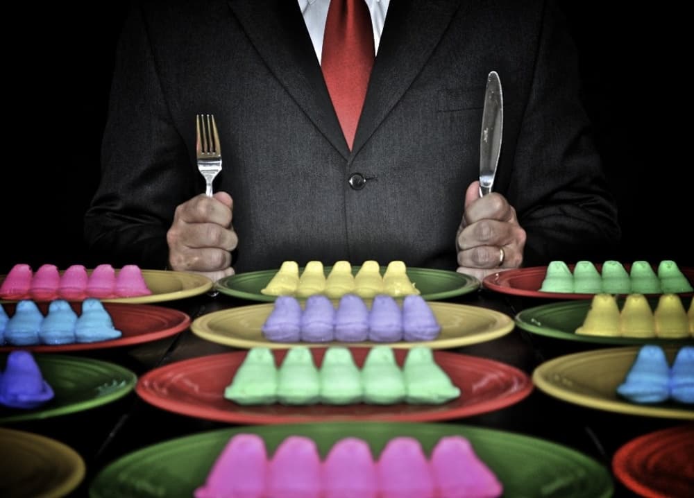 Formal Peeps Dinner by Mike Melnotte — canvas wall art