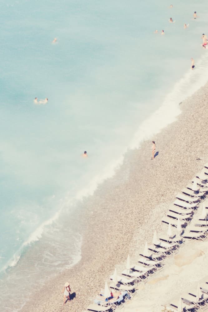 Relaxing Beach Day by Talitha McQueen — canvas wall art