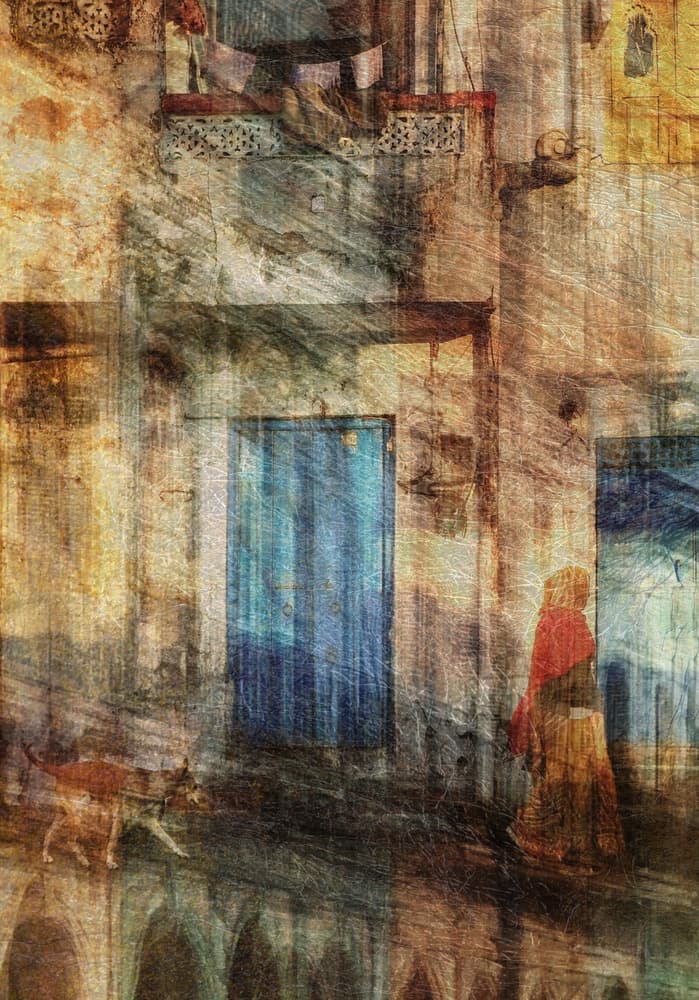 Indian Street Life by Roxana Labagnara — canvas wall art
