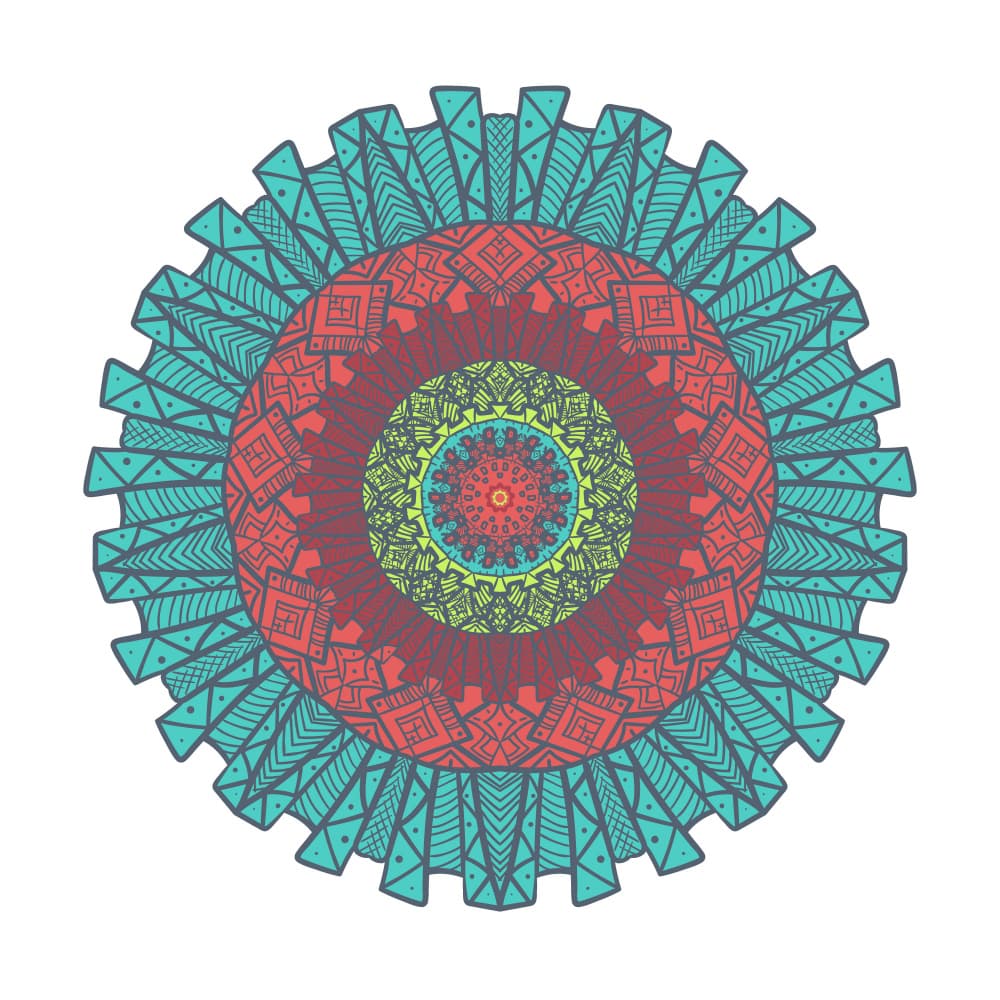 Bohemian Mandala Design by Marika Barsrsind β canvas wall art