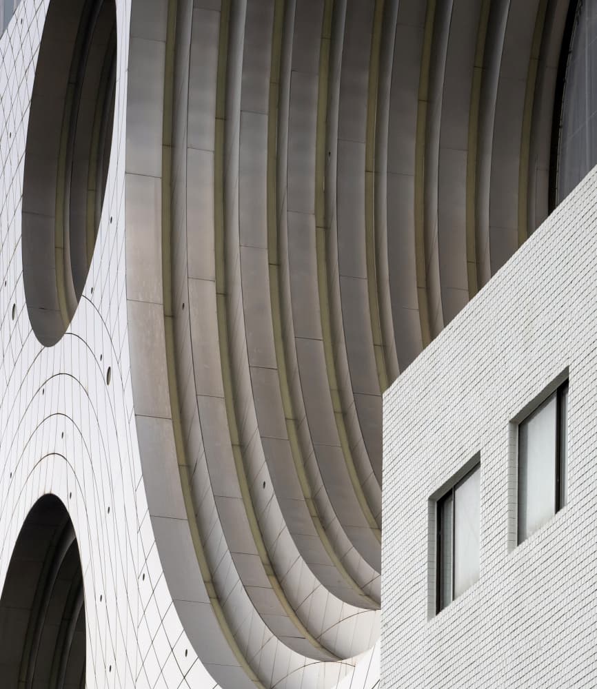 Modern Architectural Forms by HAN dong hee — canvas wall art
