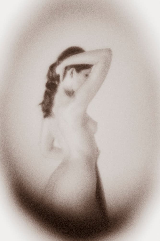 Delicate Sepia Nude by Mel Brackstone — canvas wall art