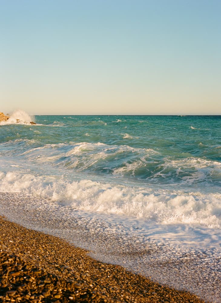 Turquoise Waves Beach by Bethany Young — canvas wall art