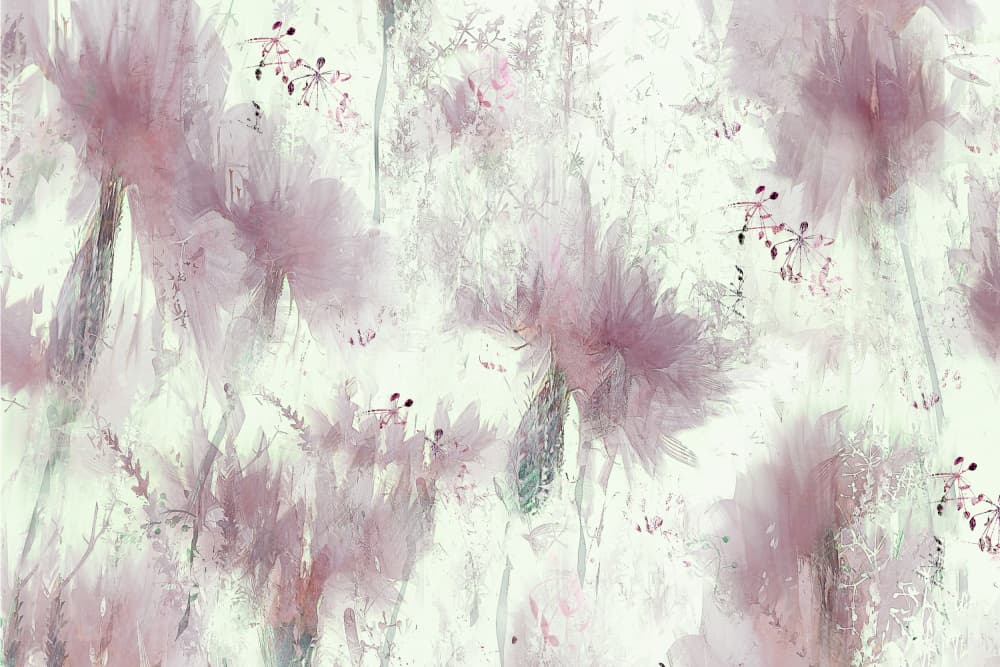 Floral wallpaper by Nel Talen — canvas wall art