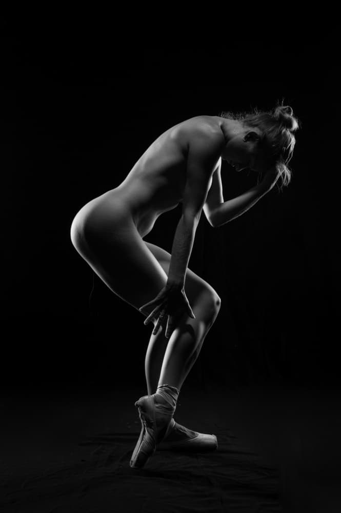 Graceful Ballet Form by Tran Van Truong — canvas wall art