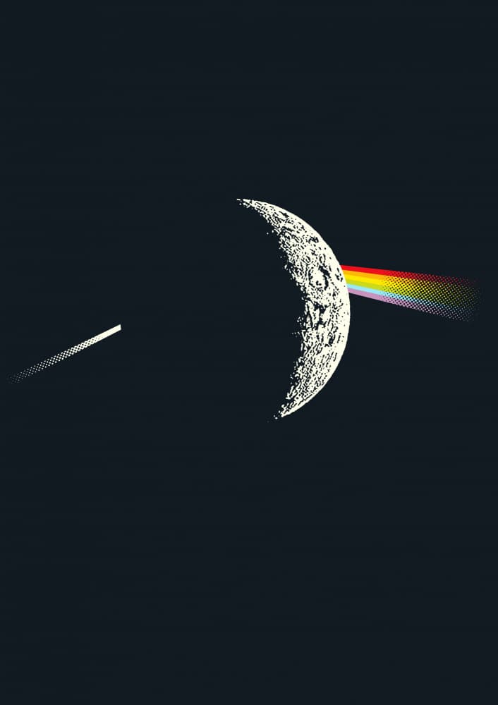 Moon Prism Light by Carlo Kaminski — canvas wall art
