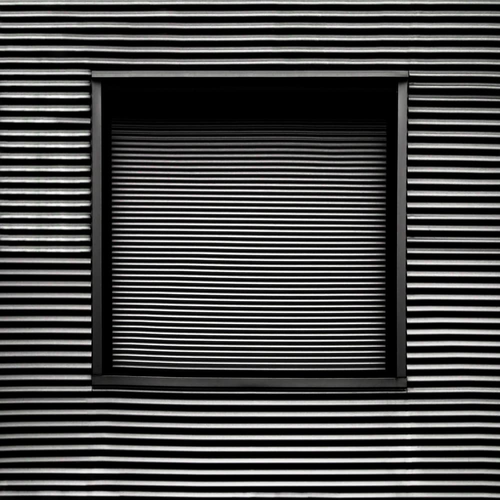 Geometric Window Blinds by Gilbert Claes — canvas wall art