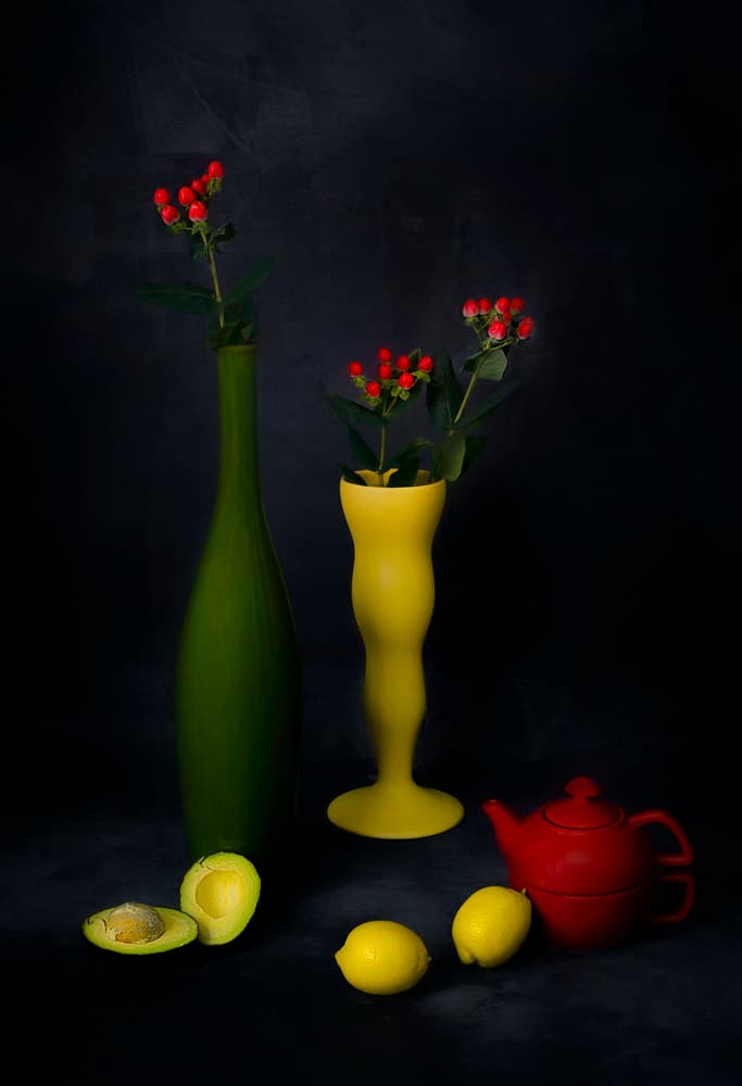 Colorful Kitchen Still Life by Lydia Jacobs — canvas wall art
