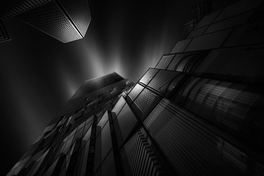 Modern City Geometry by Yoshihiko Wada — canvas wall art
